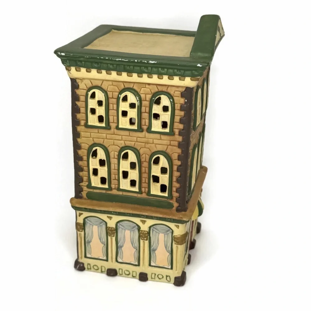 FTD Christmas Ceramic Village Clothier Building